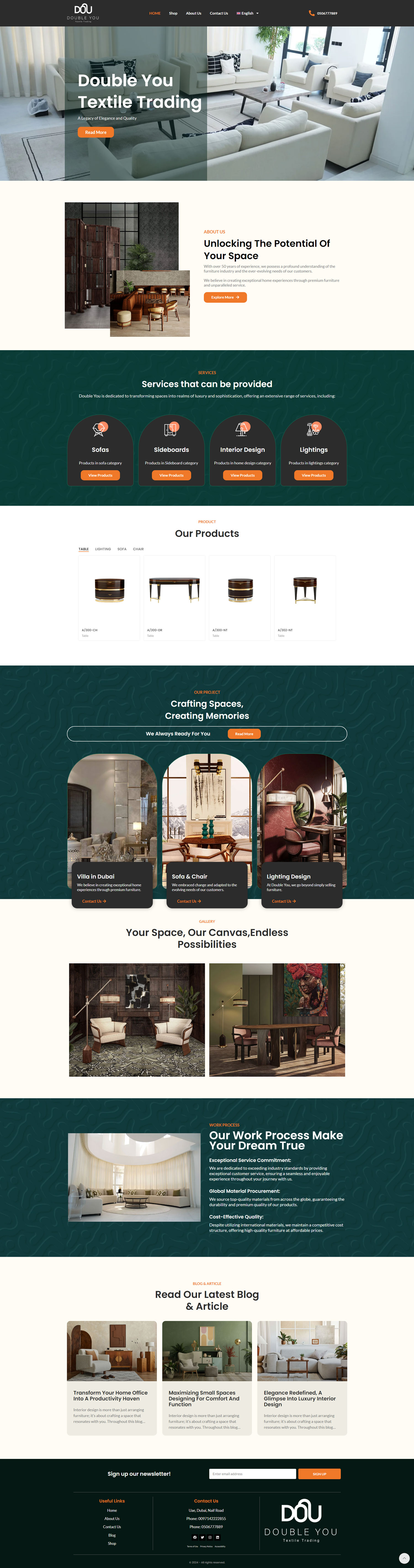 DoubleYou textile trading